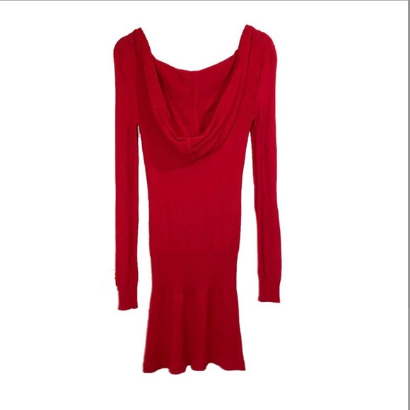 vintage Bebe hooded sweater dress - Picture 3 of 8